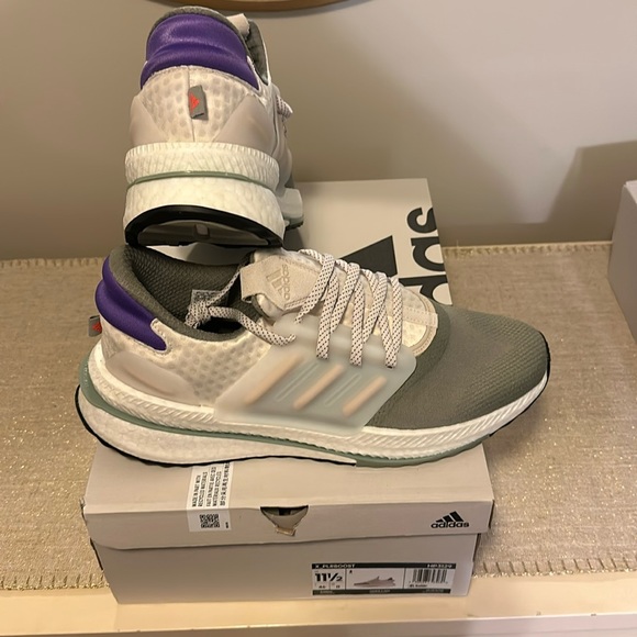 Adidas X_PLRBoost Aluminum Purple Rush - Picture 1 of 5